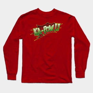 Ka-Pow!! Black History Colors Long Sleeve T-Shirt